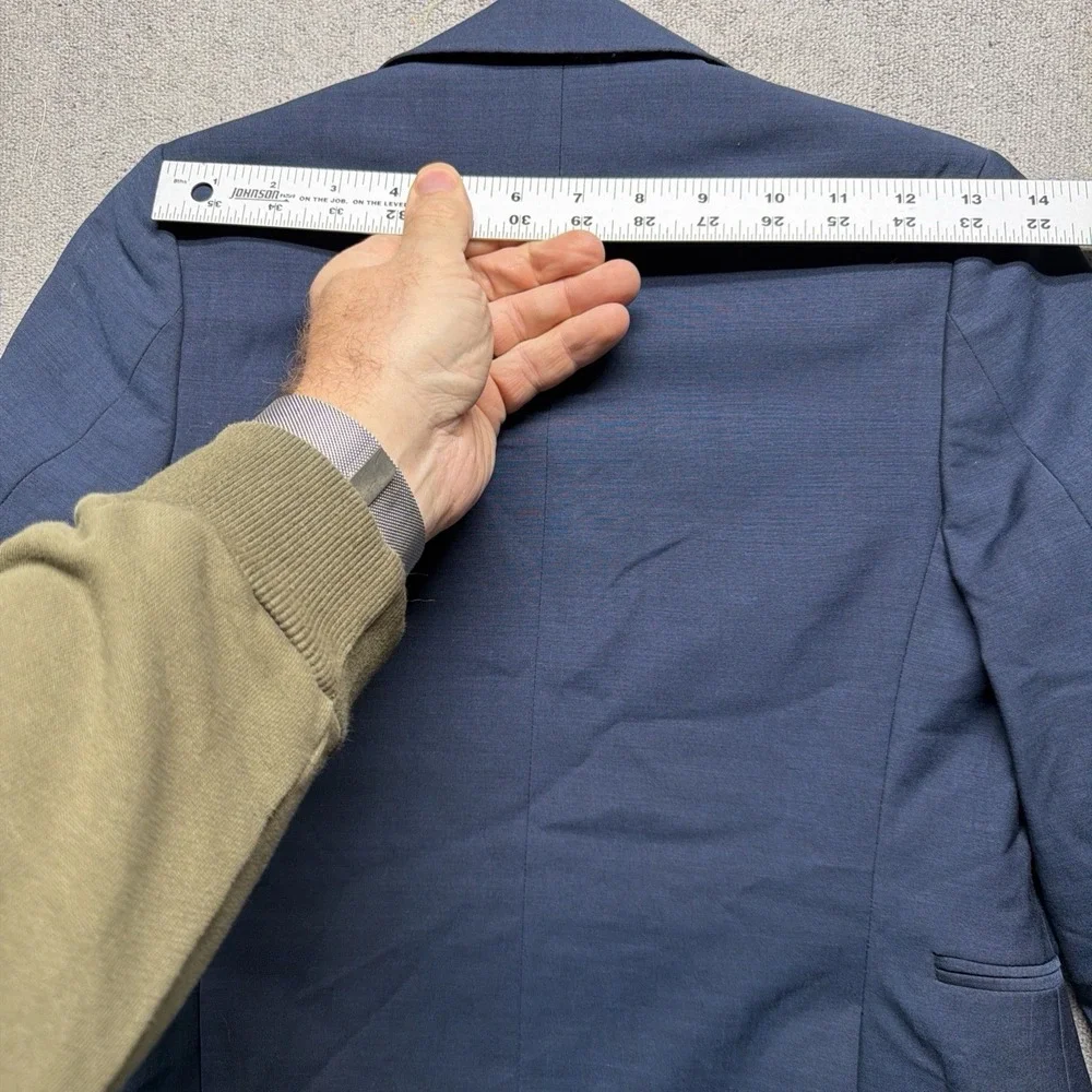 Michael Kors Boys Navy Wool‎ Blazer Suit Jacket School Formal 8R